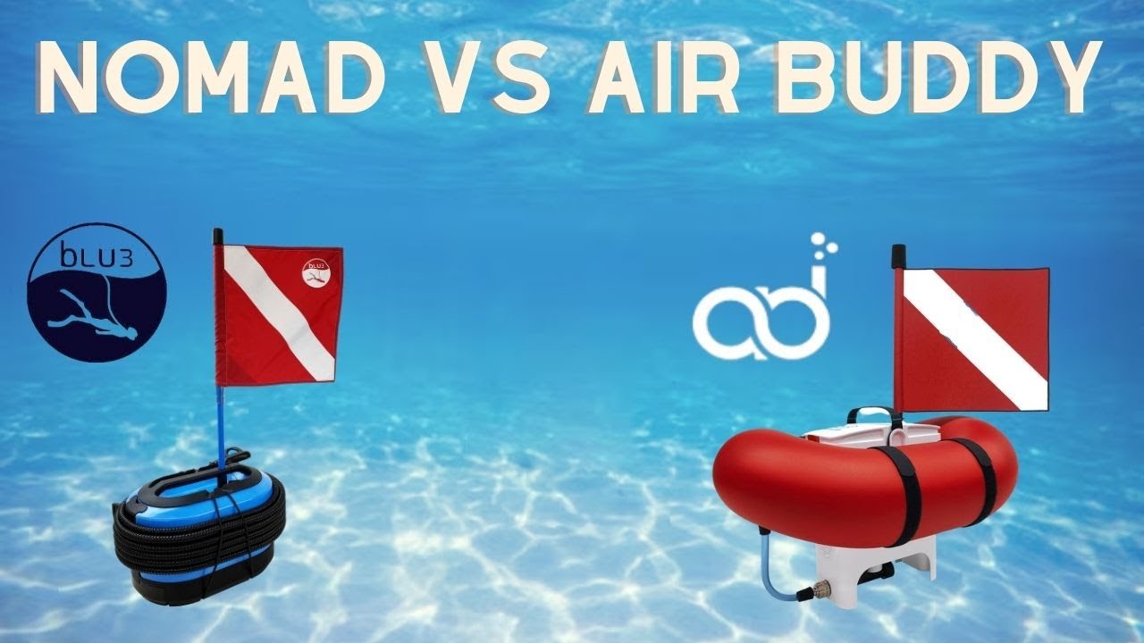 BLU3 NOMAD VS AIRBUDDY - Hookah Diving & Metal Detecting
