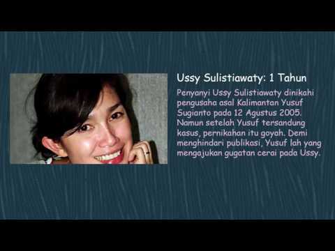 Artis Indonesia Dengan Pernikahan Paling Singkat