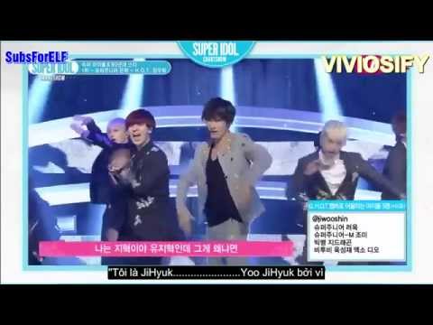 [SubForELF] [Vietsub]  150123 Super Idol Chart Show Eunhyuk & Siwon Cut