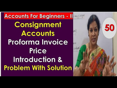 1 Introduction of Consignment Accounts