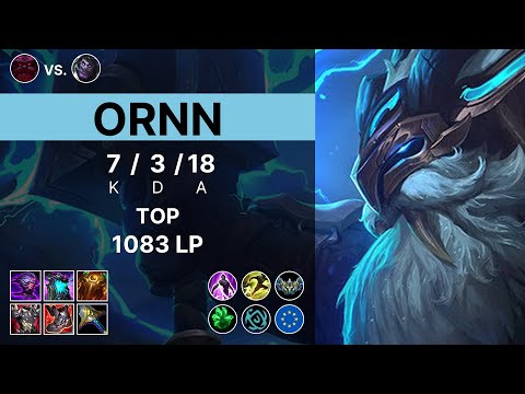 Ornn Top vs DrMundo - 1083 LP Challenger - EUW 15.11