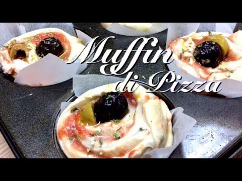 Muffin di Pizza ricetta facile e veloce - TUTTI A TAVOLA