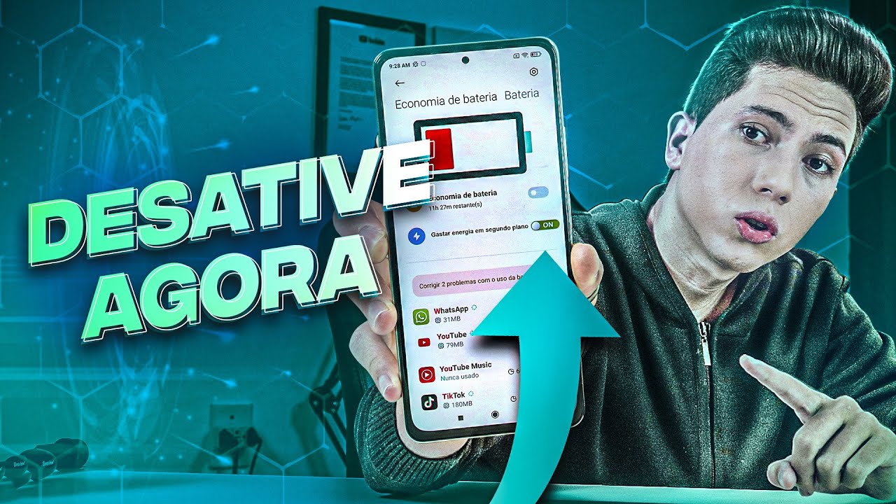 É ISSO QUE ACABA com a BATERIA do seu celular! DESATIVE AGORA MESMO!!!