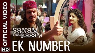 Ek Number Official Video Song  Sanam Teri Kasam  H