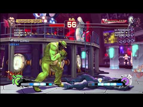 SSF4 AE Japanese Ranked: ice0age r(Balrog) vs Id POONGKO(Seth)