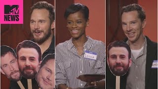 👊  'Avengers: Infinity War' Cast Plays ‘Know Your Chris’ 😂  | MTV News