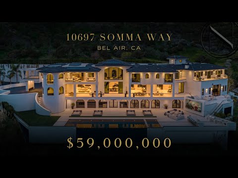 $59 Million Dollar Bel Air Mansion Tour with Full Size NBA Basketball Court!