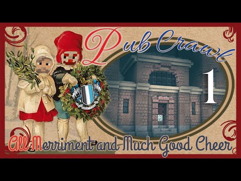 Insane Christmas Pub Crawl in Minecraft - The Slammer 2023