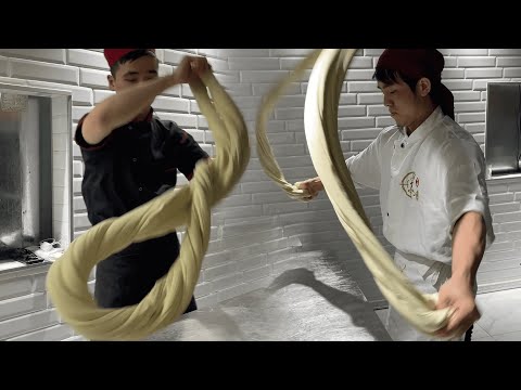The Art Of Making Noodles By Hand | Dough Making Skills | Noodle soup - Kazakhstan Street food