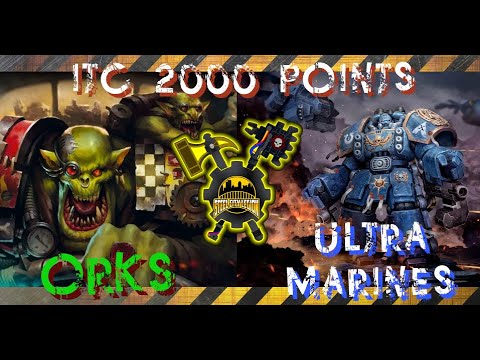 40k ITC - Jackson (Ultramarines) vs Geoff (Orks)