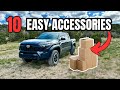 I Install 10 EASY INEXPENSIVE Accessories On My 2024 Toyota Tacoma