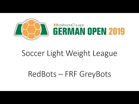RoboCup German Open 2019 - Soccer Light Weight: RedBots - FRF GreyBots (11:1)