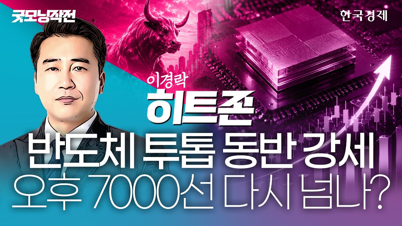 엔비디아發 호조에 코스피, 7000선 '바짝'…이제 진짜' 수급 들어오는 핵심 타점을 잡아야 한다 #엔디비아?