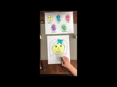 Emotion Self-Portrait Art Tutorial
