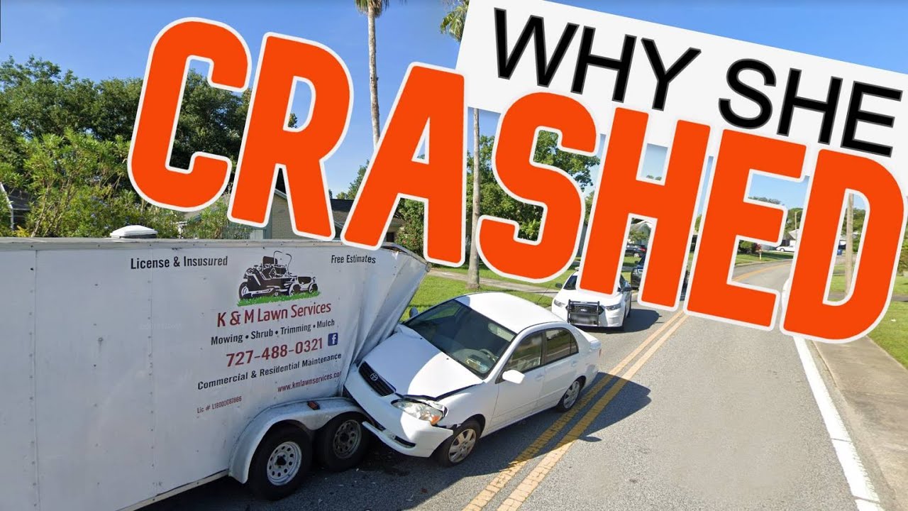 Why she CRASHED into his trailer 👀 Google Street View