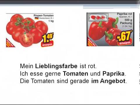 Germana pentru incepatori. Lectia 24. Auf dem Markt (Gemüse)