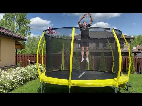 Обзор на детский батут для дачи KOENIGSMANN T-12 PRO 366 см