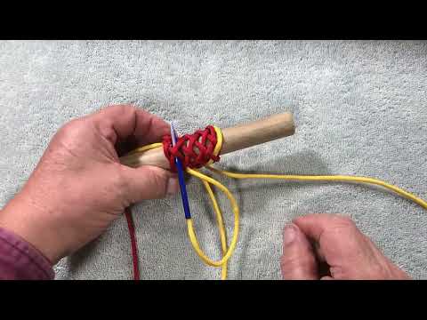 Tying a 9 Part 5 Bight Sobre-Casa Knot with a Type 2 Pineapple Interweave