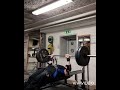 Bench press 100kg with close grip 25 reps for 4 sets,legs up