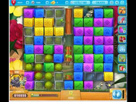 Pet Rescue Saga Level 738 2 Stars with Boosters!