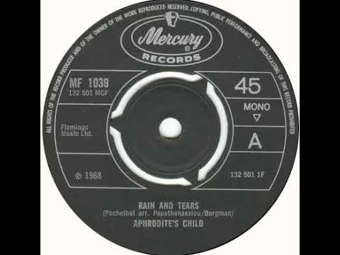UK New Entry 1968 (233) Aphrodite's Child - Rain And Tears