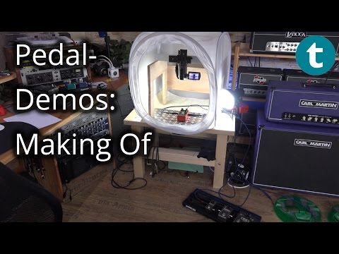 How the Thomann Pedal Demos are made