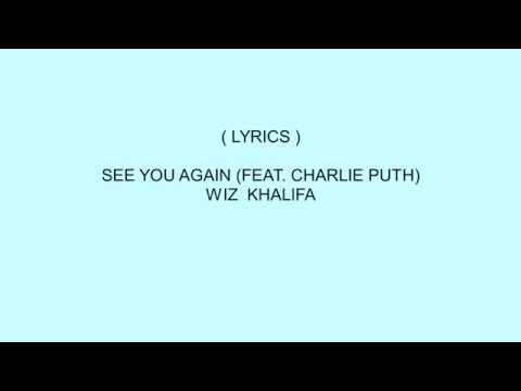 See You Again - Wiz Khalifa ft. Charlie Puth (Lyrics)