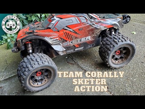 Team Corally Sketer XP 4s RTR Monster Truck Action Video