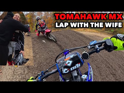 TOMAHAWK MX ON 2 STROKE | LAP WITH THE WIFE ON THE INSTA360X5