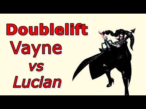 LOL Pro - Doublelift (Vayne) vs Lucian - Korea SoloQ