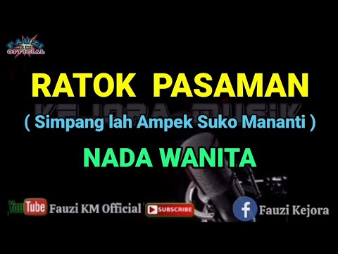 Ratok Pasaman - Beniqno [Karaoke] Nada Wanita