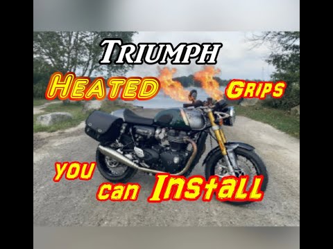 “Triumph Heated Grips Install /The Best Mod you can have  for Winter Riding”