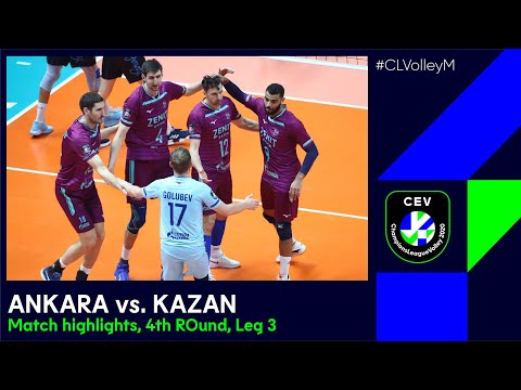 #CLVolleyM | Halkbank ANKARA vs. Zenit KAZAN Match highlights, 4th Round, Leg 3