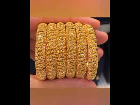 Gold Bangles Designs