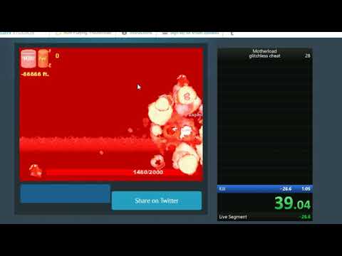 Motherload - Speedrun in 1:03 - Cheated Glitchless
