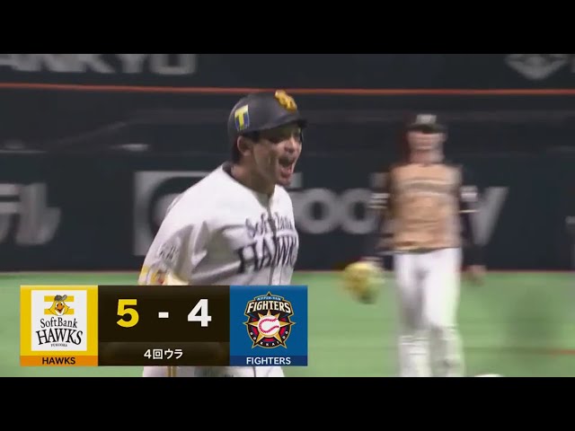 【4回裏】完璧に捉えた!! ホークス・松田 スタンド中段への逆転2ランホームラン!! 2020/10/2 H-F