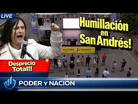 HUMILLACIÓN! Desastre en EVENTO de Paloma Valencia en San Andrés! La Gente no les Cree! #política