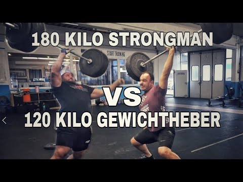 180 KILO STRONGMAN VS 120 KILO GEWICHTHEBER