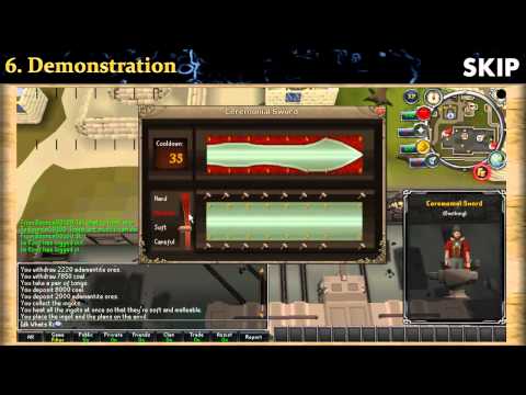 Smithing Artisan Workshop -Ceremonial Sword- P2P Smith Training Guide by Idk Whats Rc