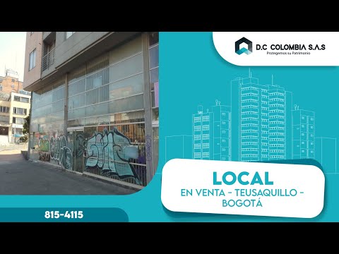 LOCAL EN VENTA EN CHAPINERO BOGOTÁ