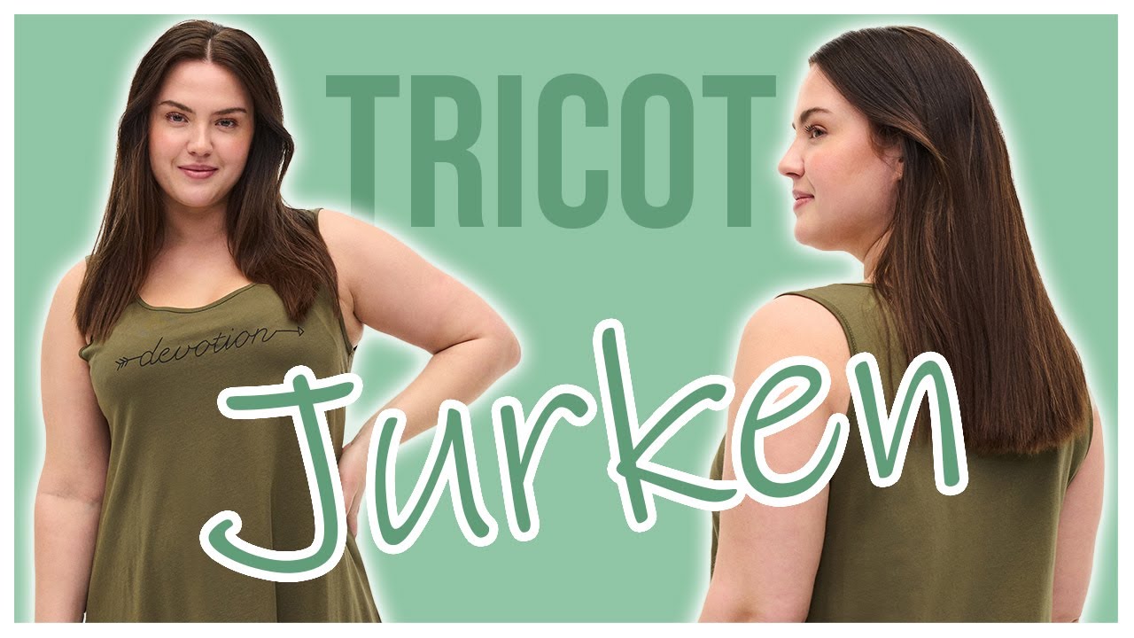 Multifunctionele tricot jurkjes voor Plus Size lichamen | Bagoes grote maten mode