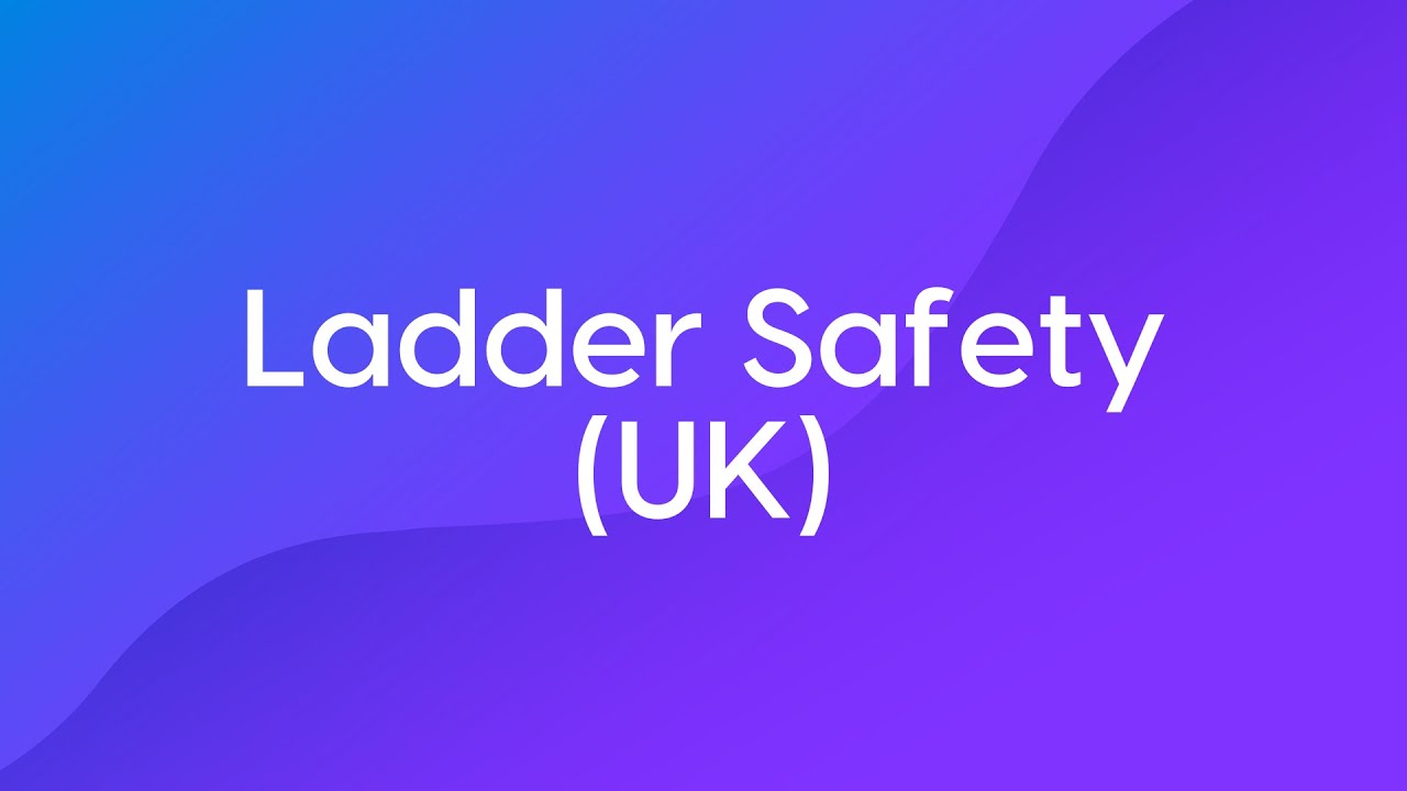 Ladder Safety Course Trailer (UK)
