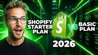 Shopify Starter Plan vs Basic Plan 2026 - Which One Should You Actually Start With?