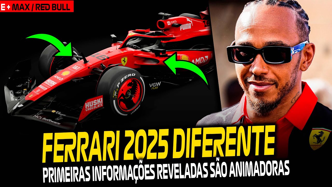 PRIMEIRAS INFORMAÇÕES IMPORTANTES DA FERRARI 2025 / MAX NÃO ESTAVA BLEFANDO / DESAFIO RED BULL FORD