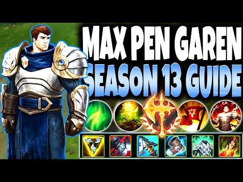 This Garen Max Pen/Armor R. Season 13 Build Guide WILL MELT ANY TANK 🔥 LoL Meta Garen s13 Gameplay