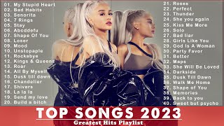 Billboard Hot 50 Songs of 2023  | Justin Bieber | SIA| Ed Sheeran | Ariana Grande/Maroon 5