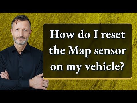 How do I reset the Map sensor on my vehicle?