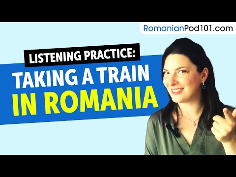 Romanian Listening Practice - Taking a Train in Romania