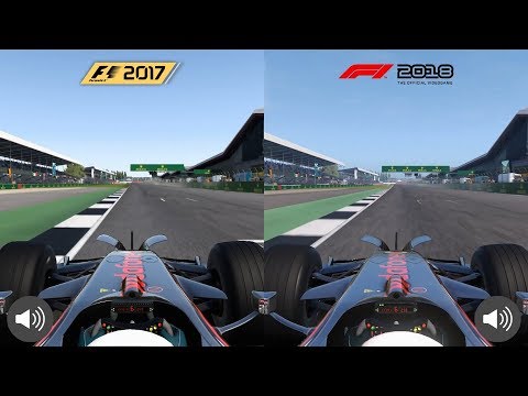 Codemasters F1 2018 vs. F1 2017 McLaren MP4-23 on Silverstone-Short