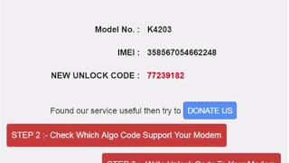 How to Unlock Vodafone Huawei K4203 Modem For Free